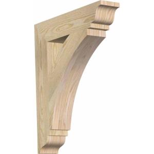 imageEkena Millwork BKT04X18X18THR01SWR Thorton Traditional Smooth Bracket 35quot Width x 18quot Depth x 18quot Height Western Red Cedar20D x 24H