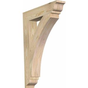 imageEkena Millwork BKT04X18X18THR01SWR Thorton Traditional Smooth Bracket 35quot Width x 18quot Depth x 18quot Height Western Red Cedar22D x 30H