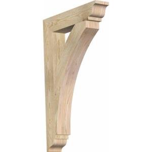 imageEkena Millwork BKT04X18X18THR01SWR Thorton Traditional Smooth Bracket 35quot Width x 18quot Depth x 18quot Height Western Red Cedar22D x 34H