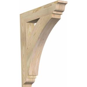 imageEkena Millwork BKT04X18X18THR01SWR Thorton Traditional Smooth Bracket 35quot Width x 18quot Depth x 18quot Height Western Red Cedar24D x 28H