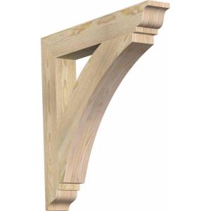imageEkena Millwork BKT04X18X18THR01SWR Thorton Traditional Smooth Bracket 35quot Width x 18quot Depth x 18quot Height Western Red Cedar28D x 28H