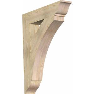 imageEkena Millwork BKT04X18X18THR01SWR Thorton Traditional Smooth Bracket 35quot Width x 18quot Depth x 18quot Height Western Red Cedar32D x 40H