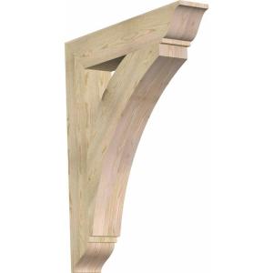 imageEkena Millwork BKT04X18X18THR01SWR Thorton Traditional Smooth Bracket 35quot Width x 18quot Depth x 18quot Height Western Red Cedar34D x 42H