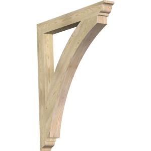 imageEkena Millwork BKT04X18X18THR01SWR Thorton Traditional Smooth Bracket 35quot Width x 18quot Depth x 18quot Height Western Red Cedar38D x 44H