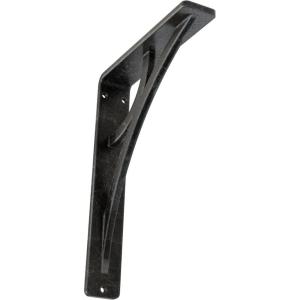 imageEkena Millwork BKTM01X10X12SGLABZ Metal Bracket 1 12quot W x 10quot D x 12quot H Antiqued BronzeAntiqued Silver
