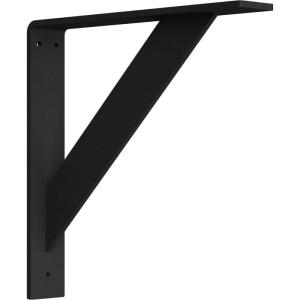 imageEkena Millwork BKTM02X12X12TRHBL 2quotW x 12quotD x 12quotH Traditional Steel Bracket Hammered Black