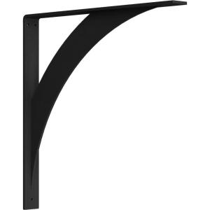 imageEkena Millwork BKTM02X20X20LEHBL 2 inch W x 20 inch D x 20 inch H Legacy Steel Bracket Hammered Black