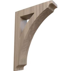 imageEkena Millwork BKTW01X07X10THRW Medium Thorton Wood Wood Brackets 1 34quotW x 7 12quotD x 10 12quotH  RubberwoodWalnut