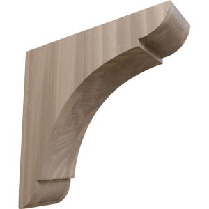 imageEkena Millwork BKTW01X10X10OLRW Large Olympic Wood Wood Brackets 1 34quotW x 10quotD x 10quotH  RubberwoodWalnut