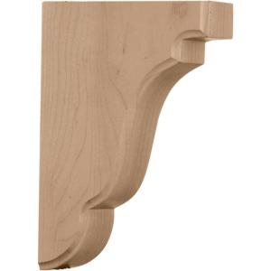 imageEkena Millwork BKTW05X05X08BEAL Bedford Wood Brackets 5 14quotW x 5quotD x 7 12quotH  AlderMaple