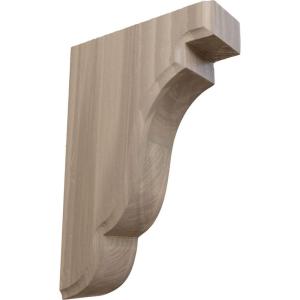 imageEkena Millwork BKTW05X05X08BEAL Bedford Wood Brackets 5 14quotW x 5quotD x 7 12quotH  AlderWalnut