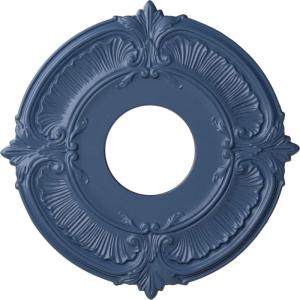 imageEkena Millwork CM12AT Attica Ceiling Medallion 12 34quotOD x 4quotID x 12quotP Fits Canopies up to 4quot Primed WhiteAmericana Flat Finish