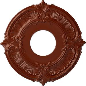 imageEkena Millwork CM12AT Attica Ceiling Medallion 12 34quotOD x 4quotID x 12quotP Fits Canopies up to 4quot Primed WhiteFirebrick Flat Finish