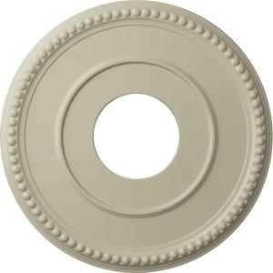 imageEkena Millwork CM12BR Bradford Ceiling Medallion 12 12quotOD x 3 78quotID x 34quotP Fits Canopies up to 6 58quot PrimedClear Yellow Flat Finish
