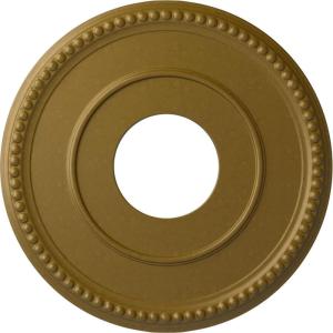 imageEkena Millwork CM12BR Bradford Ceiling Medallion 12 12quotOD x 3 78quotID x 34quotP Fits Canopies up to 6 58quot PrimedGold Rush Metallic Series