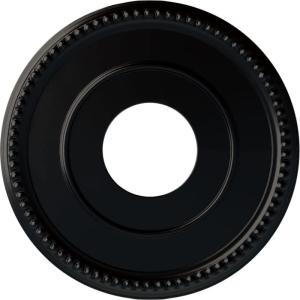 imageEkena Millwork CM12BR Bradford Ceiling Medallion 12 12quotOD x 3 78quotID x 34quotP Fits Canopies up to 6 58quot PrimedJet Black Flat Finish