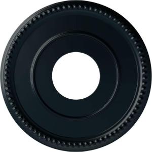 imageEkena Millwork CM12BR Bradford Ceiling Medallion 12 12quotOD x 3 78quotID x 34quotP Fits Canopies up to 6 58quot PrimedNight Shade Flat Finish