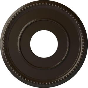 imageEkena Millwork CM12BR Bradford Ceiling Medallion 12 12quotOD x 3 78quotID x 34quotP Fits Canopies up to 6 58quot PrimedStone Hearth Flat Finish