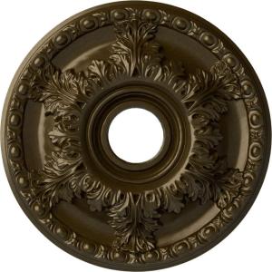 imageEkena Millwork CM18GA 18Inch OD x 3 12Inch ID x 1 34Inch Granada Ceiling MedallionBrass Metallic Series