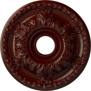 imageEkena Millwork CM18GA 18Inch OD x 3 12Inch ID x 1 34Inch Granada Ceiling MedallionBrushed Mahogany Flat Finish