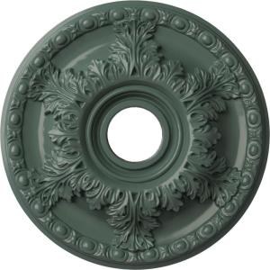 imageEkena Millwork CM18GA 18Inch OD x 3 12Inch ID x 1 34Inch Granada Ceiling MedallionCloud Burst Flat Finish