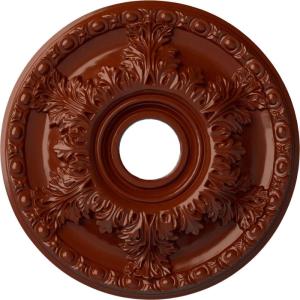 imageEkena Millwork CM18GA 18Inch OD x 3 12Inch ID x 1 34Inch Granada Ceiling MedallionFirebrick Flat Finish