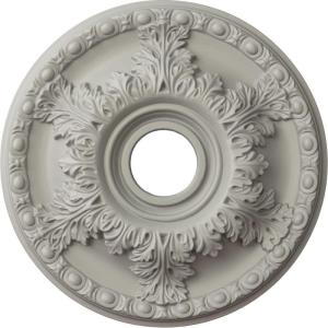 imageEkena Millwork CM18GA 18Inch OD x 3 12Inch ID x 1 34Inch Granada Ceiling MedallionPot of Cream Flat Finish