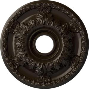 imageEkena Millwork CM18GA 18Inch OD x 3 12Inch ID x 1 34Inch Granada Ceiling MedallionStone Hearth Flat Finish