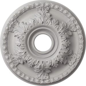 imageEkena Millwork CM18GA 18Inch OD x 3 12Inch ID x 1 34Inch Granada Ceiling MedallionUltra Pure White Flat Finish