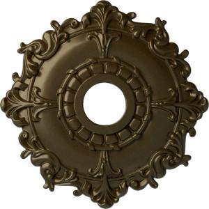 imageEkena Millwork CM18RL 18Inch OD x 3 12Inch ID x 1 12Inch Riley Ceiling MedallionBrass Metallic Series