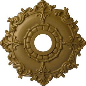 imageEkena Millwork CM18RL 18Inch OD x 3 12Inch ID x 1 12Inch Riley Ceiling MedallionGold Rush Metallic Series