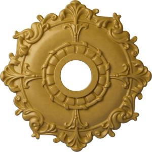 imageEkena Millwork CM18RL 18Inch OD x 3 12Inch ID x 1 12Inch Riley Ceiling MedallionIridescent Gold Metallic Series
