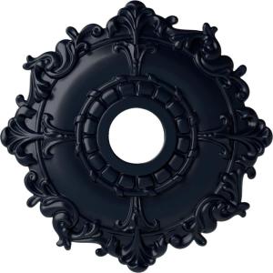 imageEkena Millwork CM18RL 18Inch OD x 3 12Inch ID x 1 12Inch Riley Ceiling MedallionMidnight Dream Flat Finish