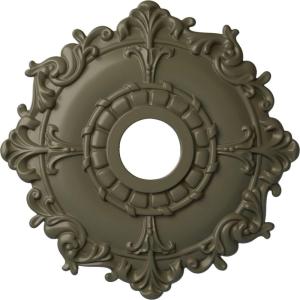 imageEkena Millwork CM18RL 18Inch OD x 3 12Inch ID x 1 12Inch Riley Ceiling MedallionPainted Turtle Flat Finish