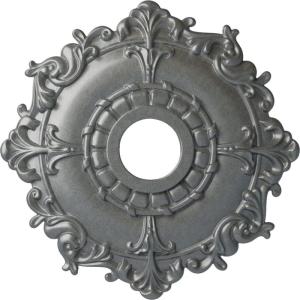 imageEkena Millwork CM18RL 18Inch OD x 3 12Inch ID x 1 12Inch Riley Ceiling MedallionPlatinum Metallic Series