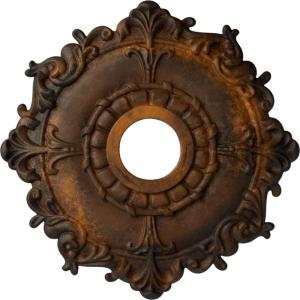 imageEkena Millwork CM18RL 18Inch OD x 3 12Inch ID x 1 12Inch Riley Ceiling MedallionRust Metallic Series
