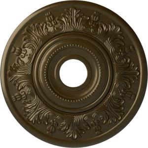 imageEkena Millwork CM20VI 20Inch OD x 3 12Inch ID x 1 12Inch P Vienna Ceiling MedallionBrass Metallic Series