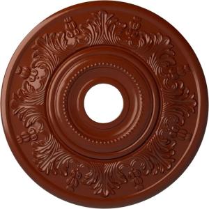 imageEkena Millwork CM20VI 20Inch OD x 3 12Inch ID x 1 12Inch P Vienna Ceiling MedallionFirebrick Flat Finish