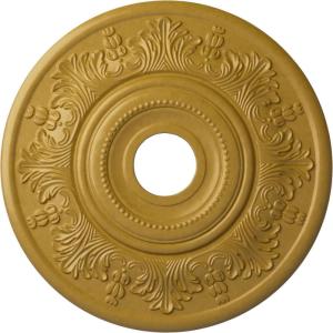imageEkena Millwork CM20VI 20Inch OD x 3 12Inch ID x 1 12Inch P Vienna Ceiling MedallionIridescent Gold Metallic Series
