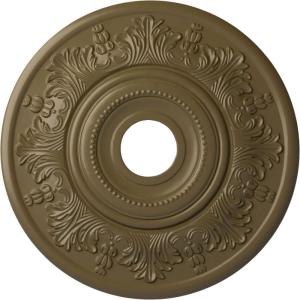 imageEkena Millwork CM20VI 20Inch OD x 3 12Inch ID x 1 12Inch P Vienna Ceiling MedallionMississippi Mud Flat Finish