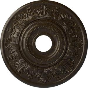 imageEkena Millwork CM20VI 20Inch OD x 3 12Inch ID x 1 12Inch P Vienna Ceiling MedallionStone Hearth Crackle Flat Finish