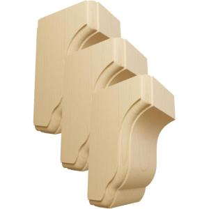 imageEkena Millwork COR02X02X04CPAL Capistrano Mission Wood Corbels 2 12quotW x 2 34quotD x 4 12quotH AlderAlder