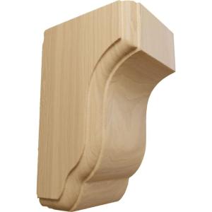 imageEkena Millwork COR02X02X04CPAL Capistrano Mission Wood Corbels 2 12quotW x 2 34quotD x 4 12quotH AlderCherry
