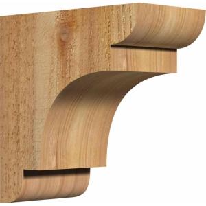 imageEkena Millwork COR04X08X08NEB00RWR 4quotW x 8quotD x 8quotH New Brighton Rough Sawn Corbel Western Red Cedar