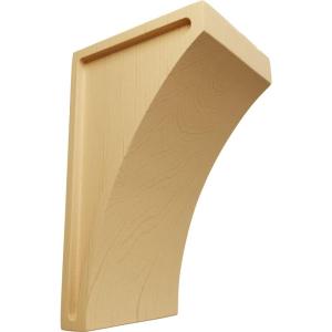 imageEkena Millwork CORW03X05X08LWRW Medium Lawson Wood Corbels 3quotW x 5 12quotD x 8quotH RubberwoodAlder