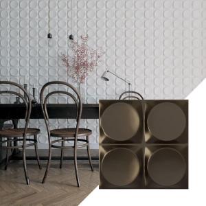 imageEkena Millwork WP12X12ADWH 11 78quotW x 11 78quotH Adonis EnduraWall Decorative 3D Wall Panel Covers 098 Sq FtMetallic Dark Bronze