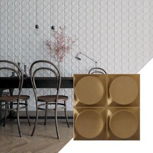imageEkena Millwork WP12X12ADWH 11 78quotW x 11 78quotH Adonis EnduraWall Decorative 3D Wall Panel Covers 098 Sq FtMetallic Gold Rush