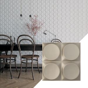 imageEkena Millwork WP12X12ADWH 11 78quotW x 11 78quotH Adonis EnduraWall Decorative 3D Wall Panel Covers 098 Sq FtMetallic Silver Metallic