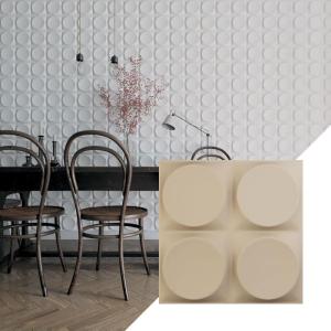imageEkena Millwork WP12X12ADWH 11 78quotW x 11 78quotH Adonis EnduraWall Decorative 3D Wall Panel Covers 098 Sq FtUltraCover Satin Smokey Beige
