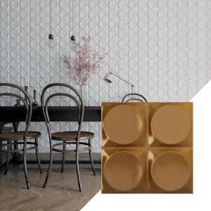 imageEkena Millwork WP12X12ADWH 11 78quotW x 11 78quotH Adonis EnduraWall Decorative 3D Wall Panel Covers 098 Sq FtUniversal Aged Metallic Vintage Gold